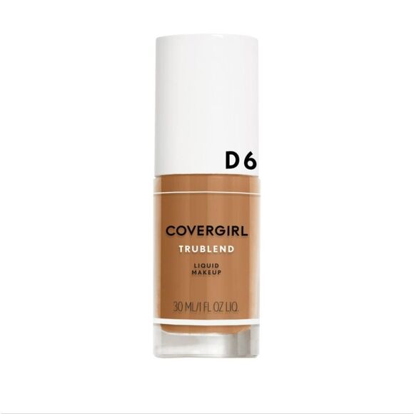 🆕Covergirl Tru Blend Liquid Foundation, D6 Toasted Almond - Picture 1 of 3